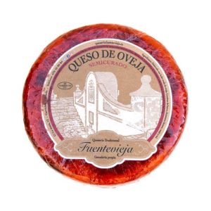 Queso al pimentón Fuentevieja de oveja en cuña de 400 g