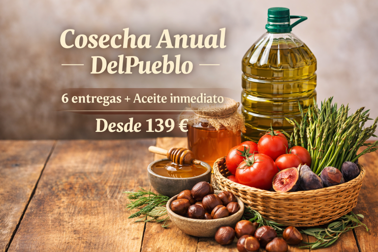 Productos de temporada a domicilio de la cosecha anual DelPueblo